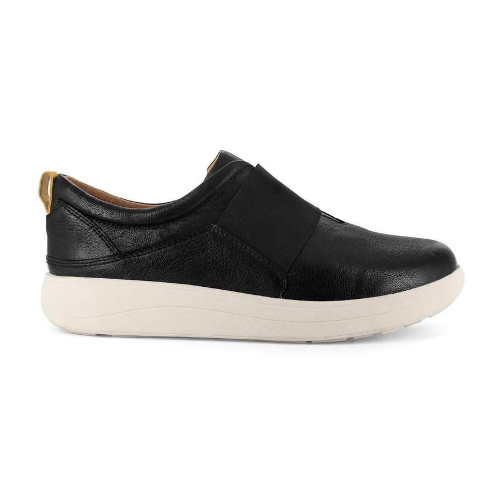 STRIVE WOMENS SLIP ON SHOE BLACK Paul Byron Shoes Ireland